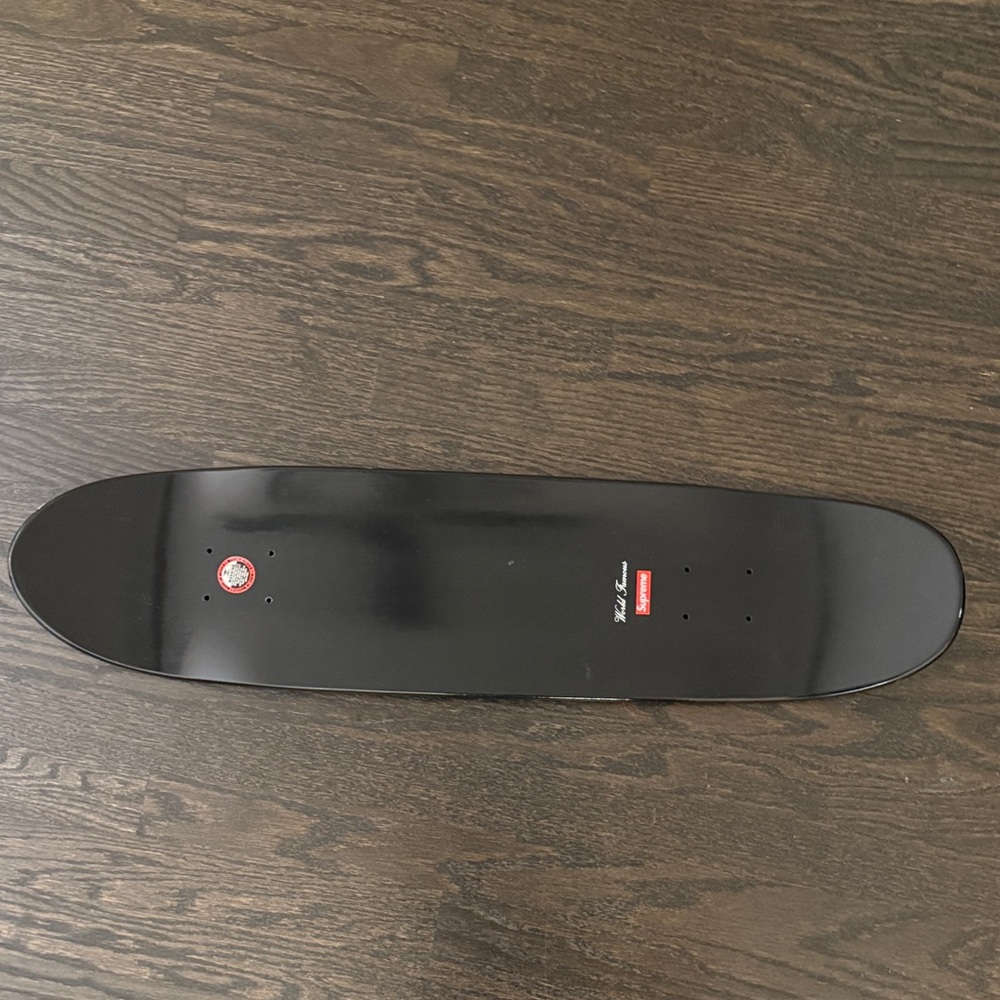 Supreme Black Skateboard with Red Logo - Picture 3 of 5